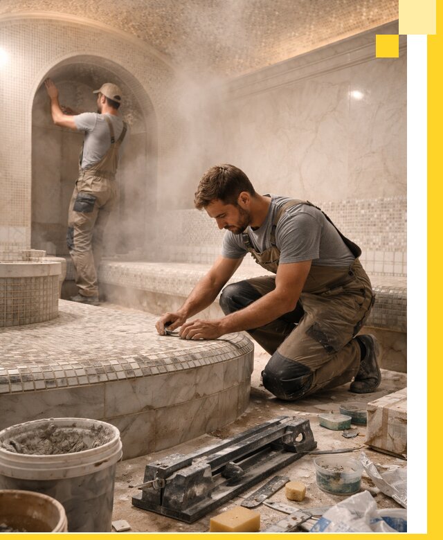 Профессиональный дизайн хамама и SPA под ключ в Уссурийске