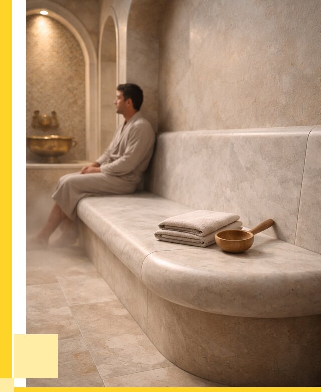 Сиденья для хамама в Уссурийске под ключ от 12372 р. | ЭриданСср