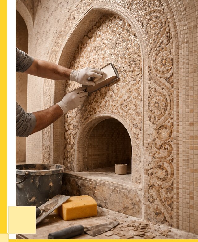 Мозаика для хамама в Уссурийске под ключ от 5155 р. | ЭриданСср